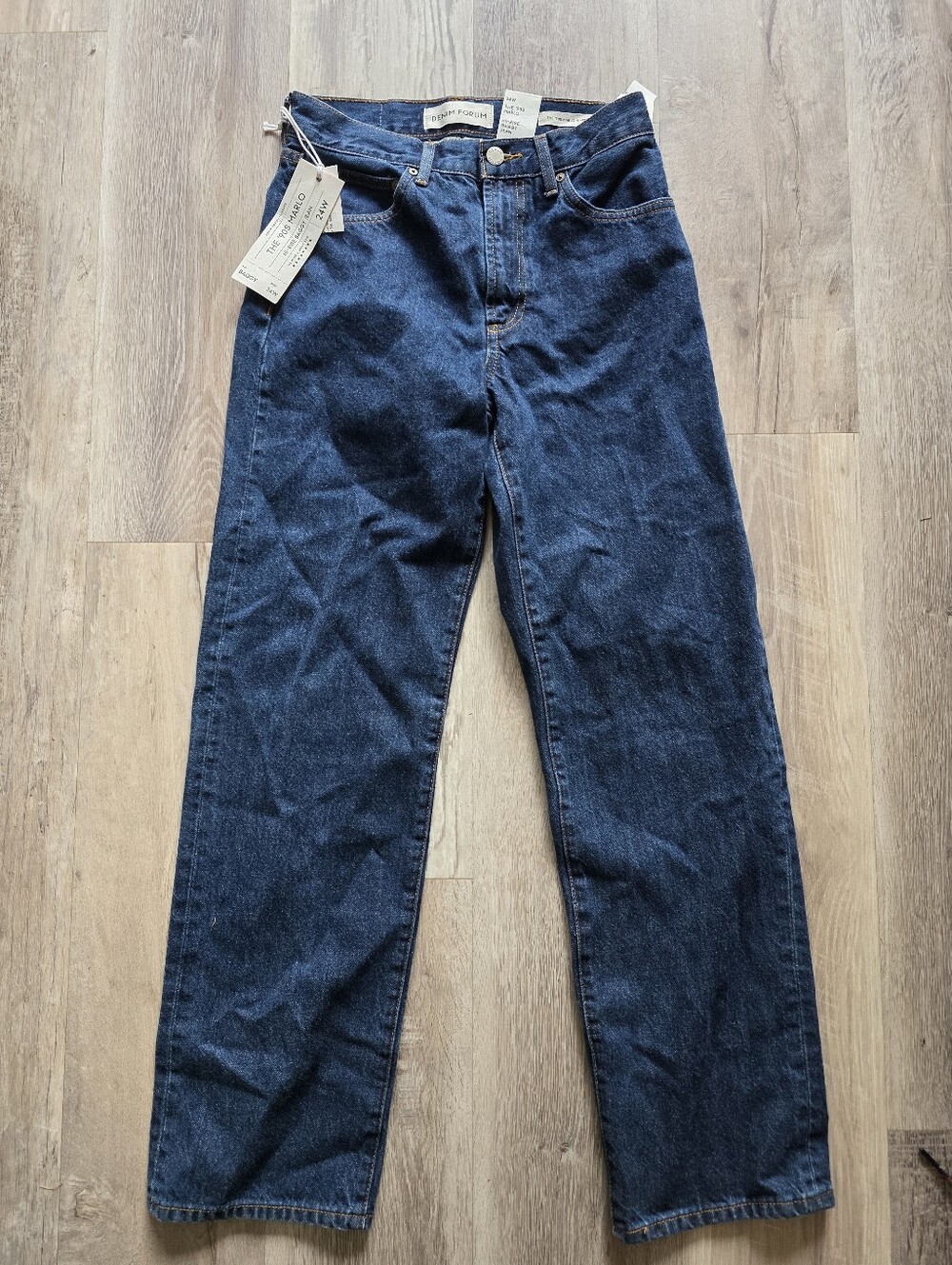 NWT Womens Denim Forum The 90s Harlow High Rise Baggy Jeans Size 24